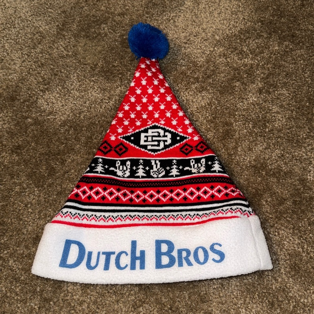 Dutch Bros Christmas Hat